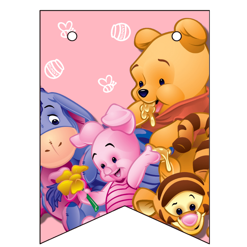 winnie the pooh birthday banner printable