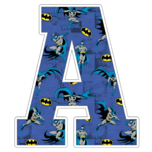 Batman Alphabet Letters png - MR ALPHABETS