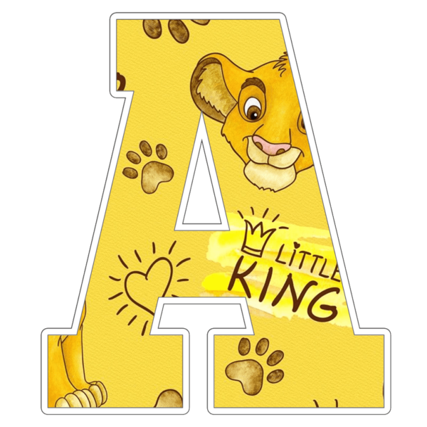 Lion King Letters png