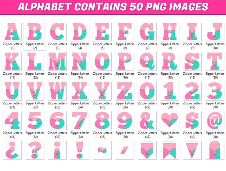 Lol Surprise Alphabet Letters png - MR ALPHABETS