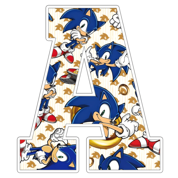 Sonic Letters png