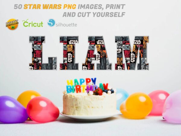 Star Wars Birthday Banner