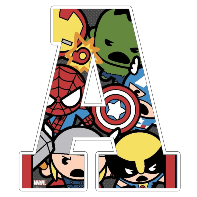 Superhero Alphabet Letters Png 2 Mr Alphabets