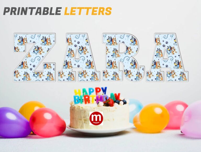 Bluey Alphabet Letters Png Mr Alphabets