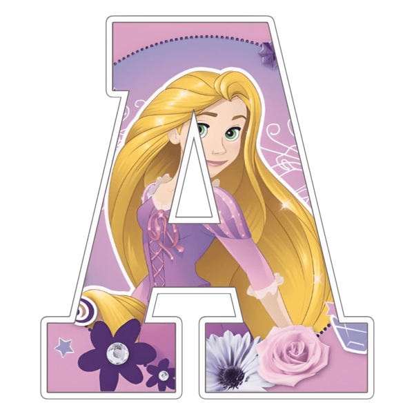 Rapunzel Alphabet Letters