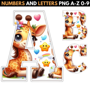 Jiraffe Alphabet Letters