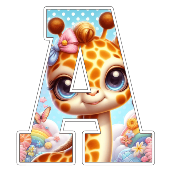 Giraffe Alphabet Letters