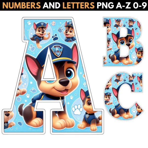 Paw Patrol Alphabet