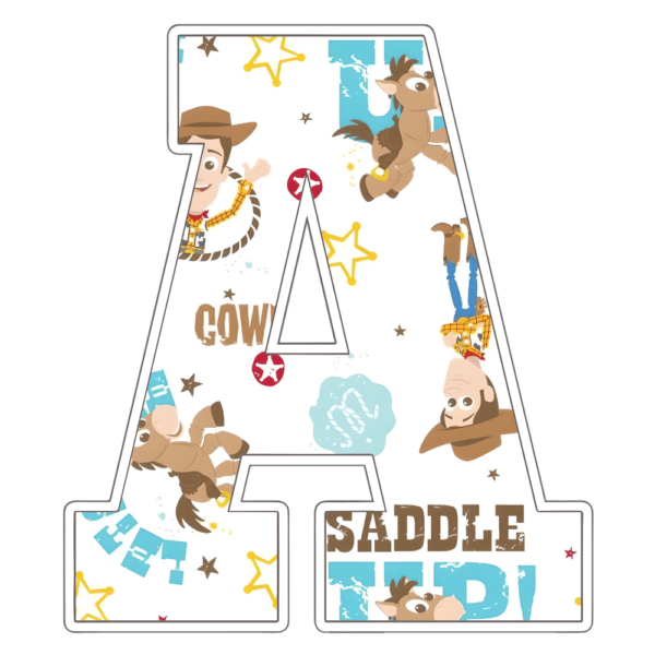 Toy Story Alphabet Letters png