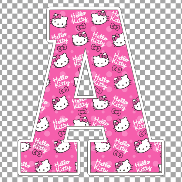 Hello Kitty Alphabet Letters