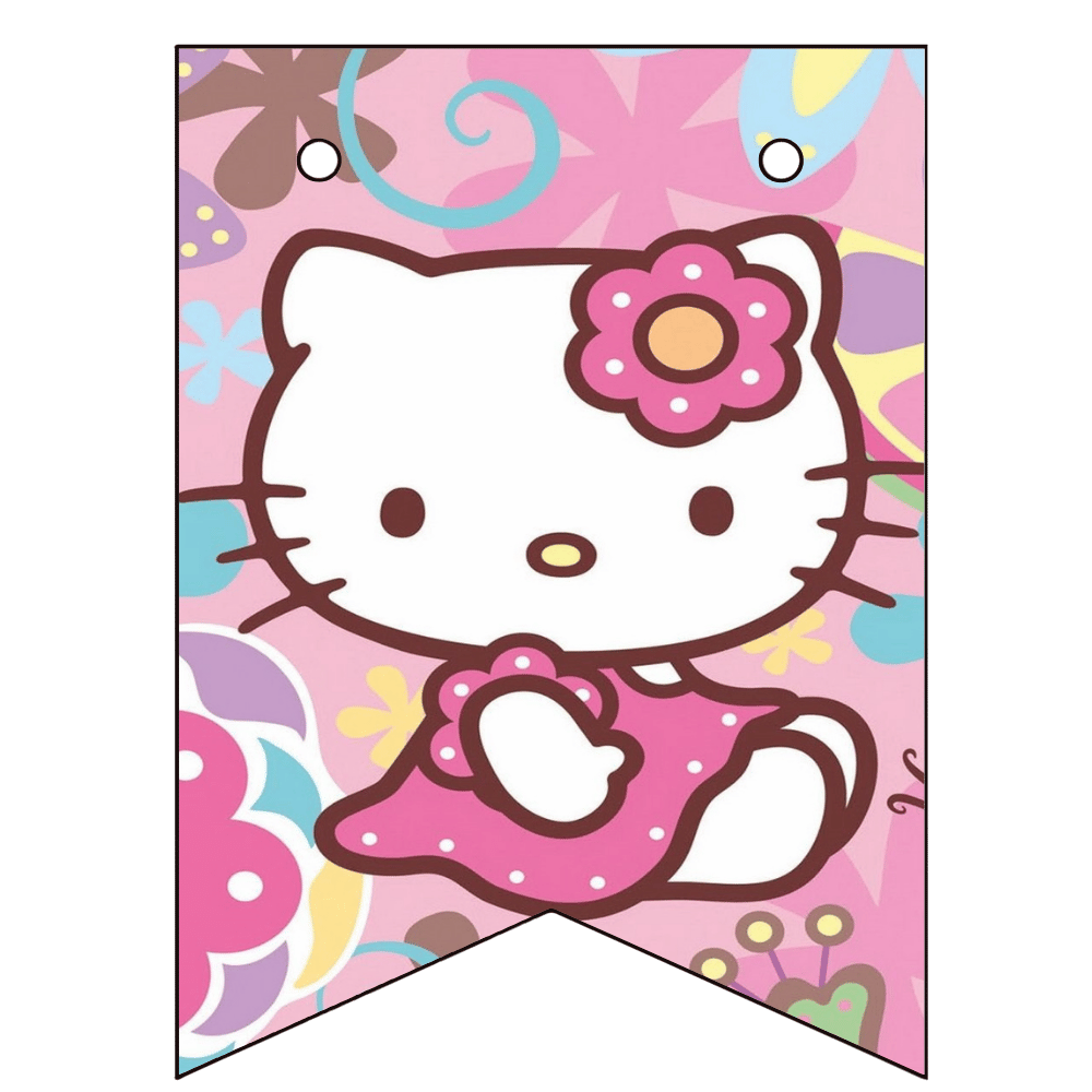 Hello Kitty Birthday Banner