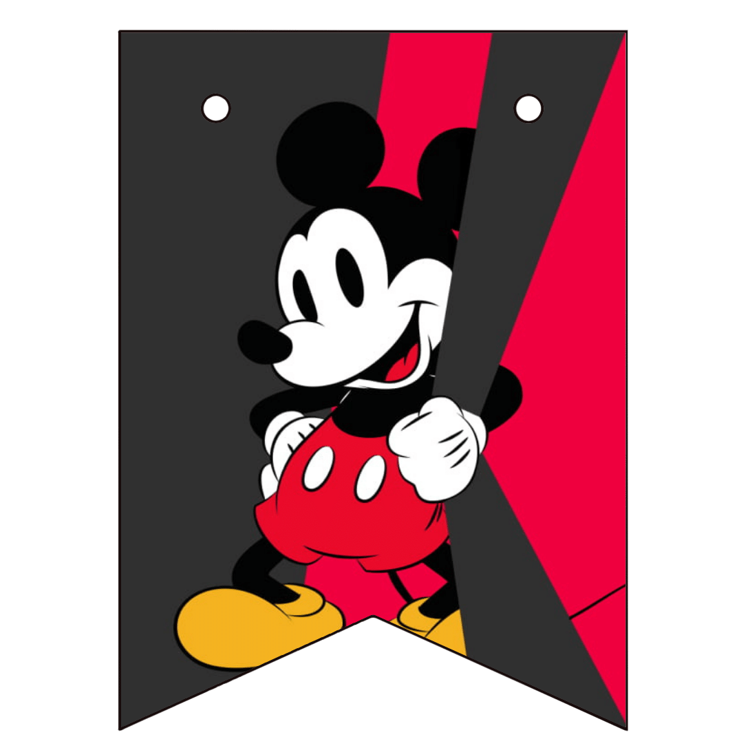 Mickey Mouse Birthday Banner 2