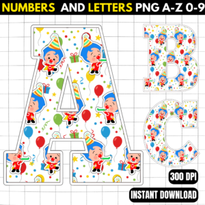 Plim Plim Alphabets png